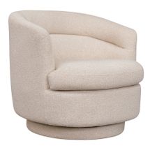 Holly Swivel Arm Chair - Natural