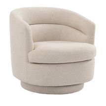 Holly Swivel Arm Chair - Natural