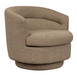 Holly Swivel Arm Chair - Cocoa Mocha