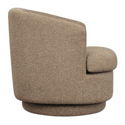 Holly Swivel Arm Chair - Cocoa Mocha