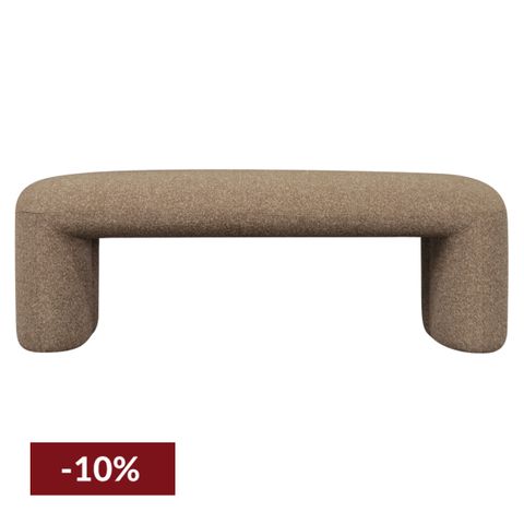 Piper Bench Ottoman - Cocoa Mocha