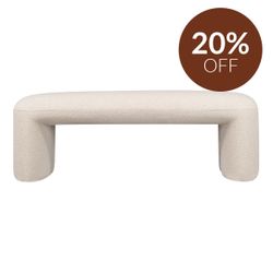 Piper Bench Ottoman - Natural