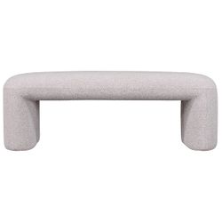 Piper Bench Ottoman - Warm Grey