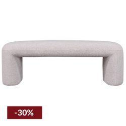 Piper Bench Ottoman - Warm Grey