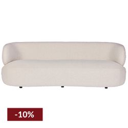 Greenwich 3 Seater Sofa - Ivory Boucle