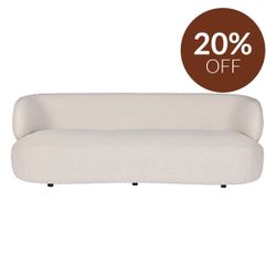 Greenwich 3 Seater Sofa - Ivory Boucle