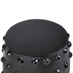 Otto Concrete Stool - Black