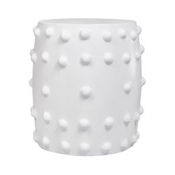 Otto Concrete Stool - White