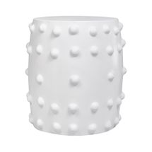 Otto Concrete Stool - White