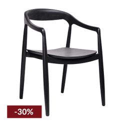 Astrid Ashwood Dining Chair - Black