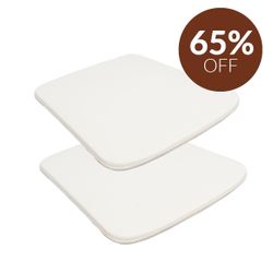 Astrid Seat Pad Set of 2 - White Linen