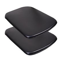 Astrid Seat Pad Set of 2 - Black Leather