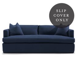 Birkshire 3 Seater Sofa SLIP COVER ONLY -  Navy Linen