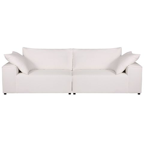 Midtown 4 Seater Sofa - White Linen