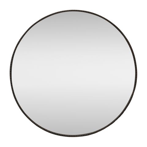 Vera Round Mirror - Antique Black