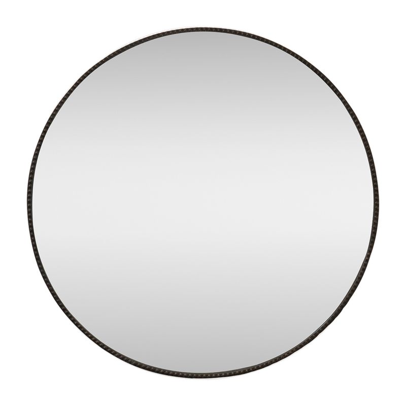 Vera Round Mirror - Antique Black