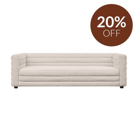 Colorado 3 Seater Sofa - Natural Linen