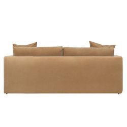 Birkshire 3 Seater Slip Cover Sofa - Ochre Velvet