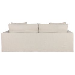 Bungalow 3 Seater Slip Cover Sofa - Natural Linen