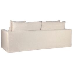 Bungalow 3 Seater Slip Cover Sofa - Natural Linen