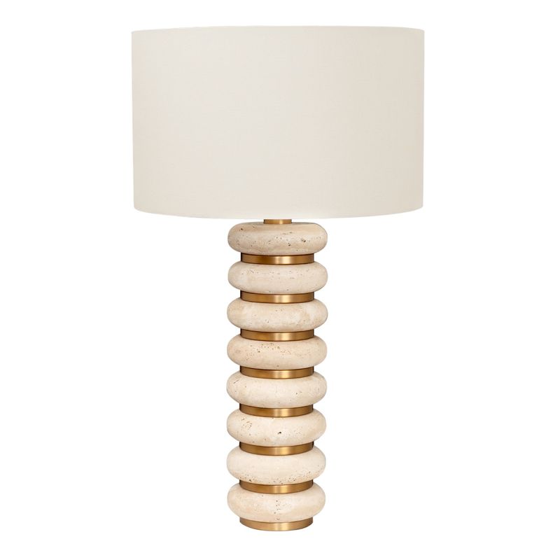 Juno Travertine Table Lamp - OUTLET NSW