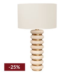 Juno Travertine Table Lamp