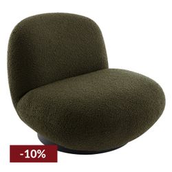 Felicity Swivel Occasional Chair - Green Boucle