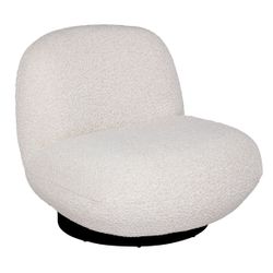 Felicity Swivel Occasional Chair - Ivory Boucle