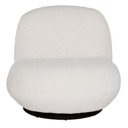 Felicity Swivel Occasional Chair - Ivory Boucle