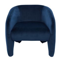 Maine Arm Chair - Indigo Velvet