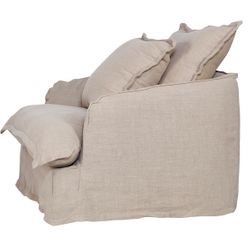 Hayman Slip Cover Arm Chair - Natural Linen