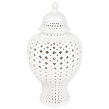 Minx Temple Jar - Large White - OUTLET NSW & VIC & QLD