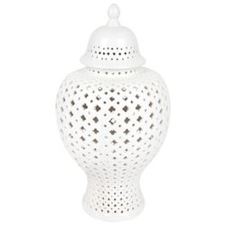 Minx Temple Jar - Large White - OUTLET QLD