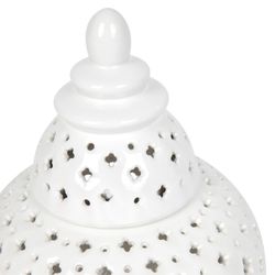 Miccah Temple Jar - Small White - OUTLET VIC