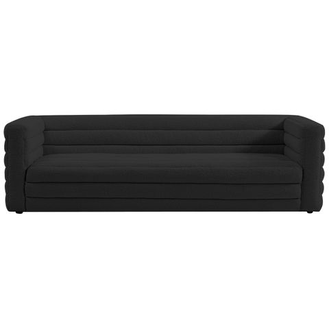 Colorado 3 Seater Sofa - Black Onyx Boucle