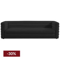 Colorado 3 Seater Sofa - Black Onyx Boucle