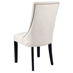 London Dining Chair Set of 2  - Natural Linen - OUTLET QLD