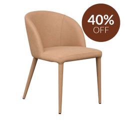 Paltrow Dining Chair - Tan Vegan Leather