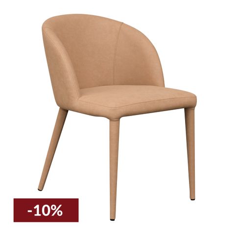 Paltrow Dining Chair - Tan Vegan Leather