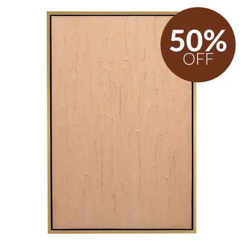 Pintura Rugosa Peach Series Canvas Painting