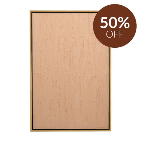 Pintura Rugosa Peach Series Canvas Painting