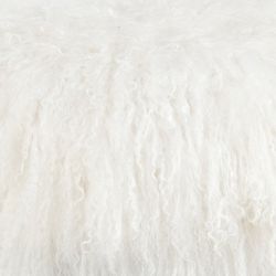 Fur Upholstery Swatch - White