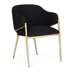 Prix Upholstery Swatch - Black Linen