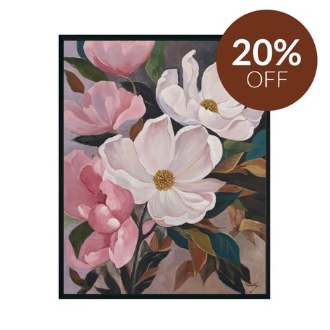 Magnolia Canvas Painting