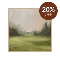 Green Meadows Canvas Painting