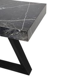 Ebony Marble Console Table - Black - OUTLET NSW