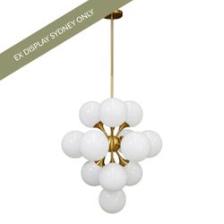 Karina Pendant - Medium Brass - OUTLET NSW