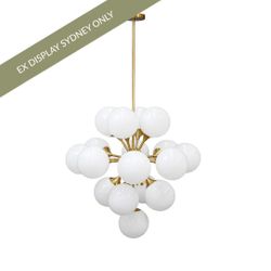 Karina Pendant - Large Brass - OUTLET NSW