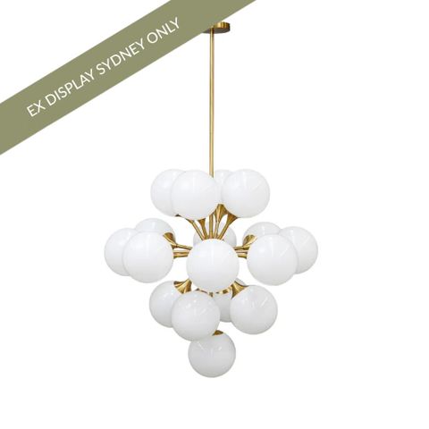 Karina Pendant - Large Brass - OUTLET NSW