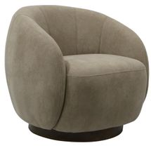 Camden Swivel Arm Chair - Wheat Velvet - OUTLET NSW